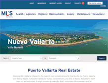 Tablet Screenshot of mlsvallarta.com